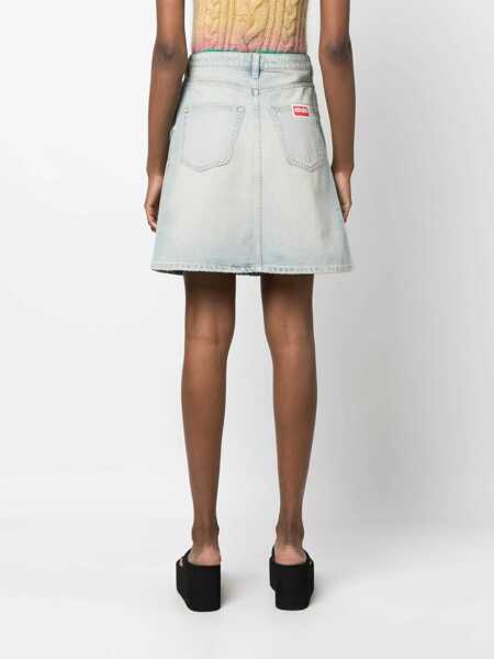 Fuste casual Kenzo Denim Skirt AZURE Femei (BM 11077999) 4