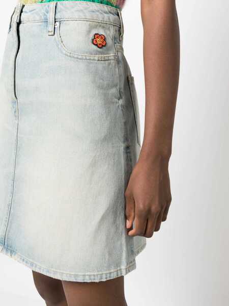 Fuste casual Kenzo Denim Skirt AZURE Femei (BM 11077999) 5