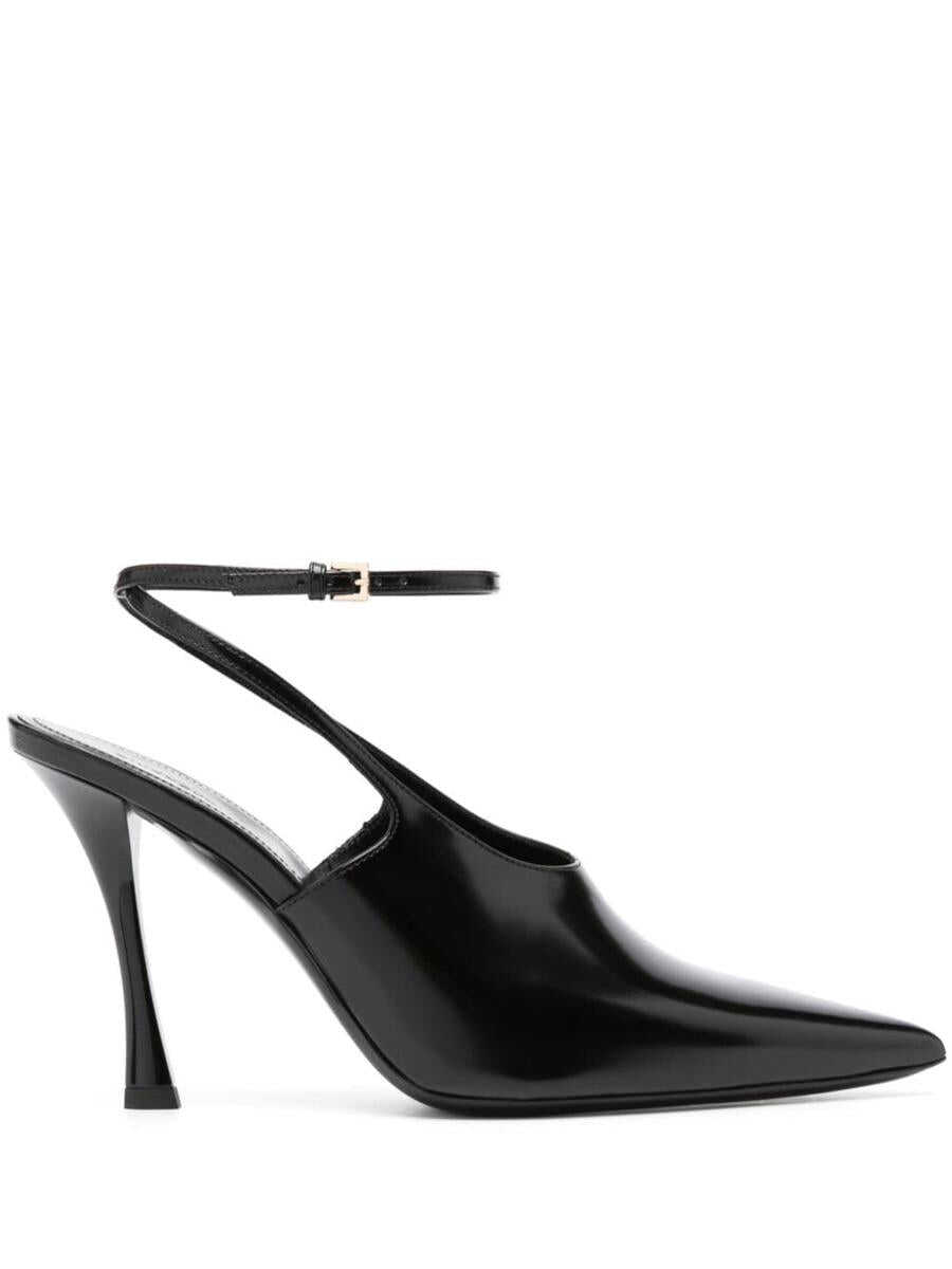 Givenchy GIVENCHY Show leather slingback pumps BLACK
