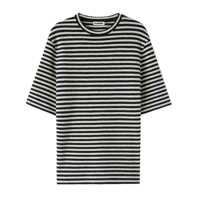 Tricouri Jil Sander Wool Striped T-Shirt Barbati