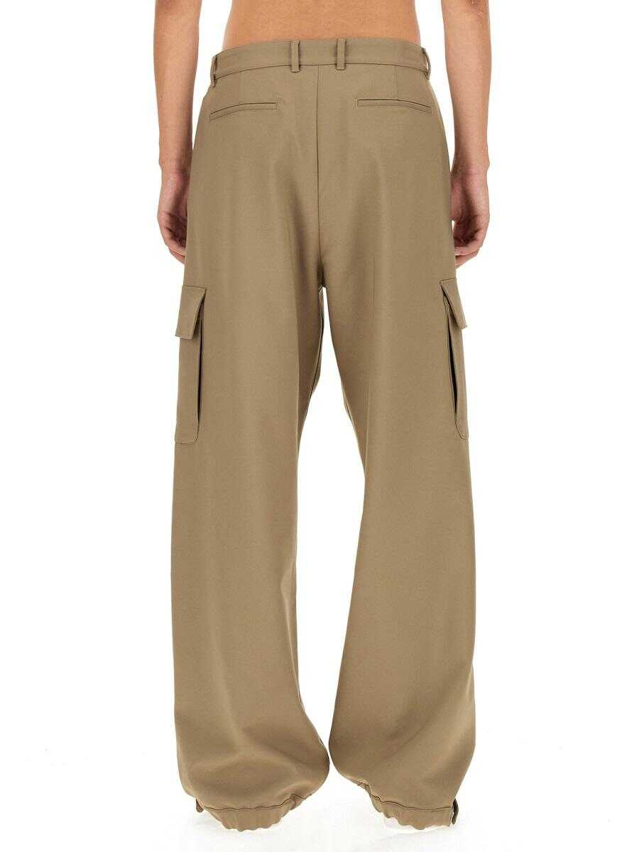 Off-White OFF-WHITE CARGO PANTS BEIGE