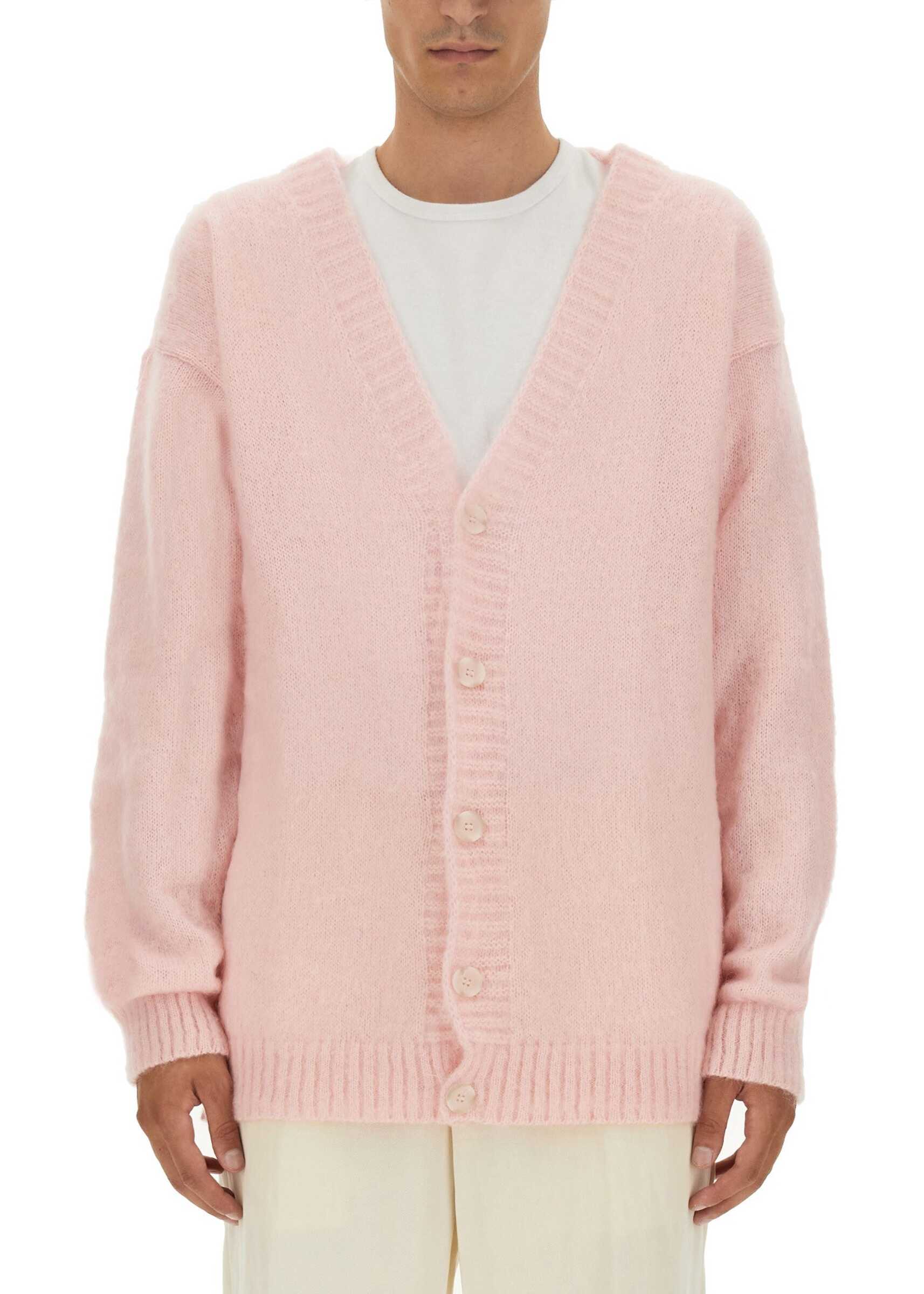 Family First Mohair Cardigan PINK