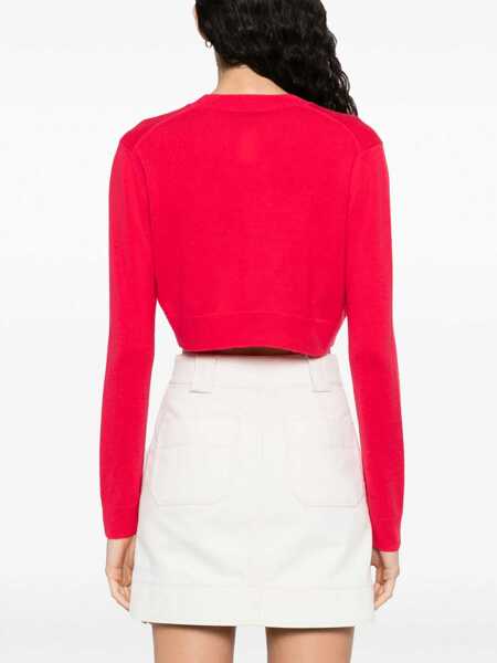 Pulovere casual Patou Cropped Shirt RED Femei (BM 11104786) 4