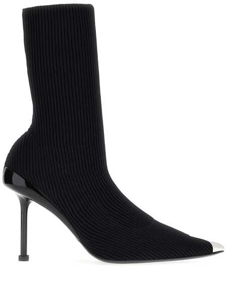 Bocanci Alexander McQueen Alexander McQueen Slash Ankle Boots Black Femei (BM 11105341) 1