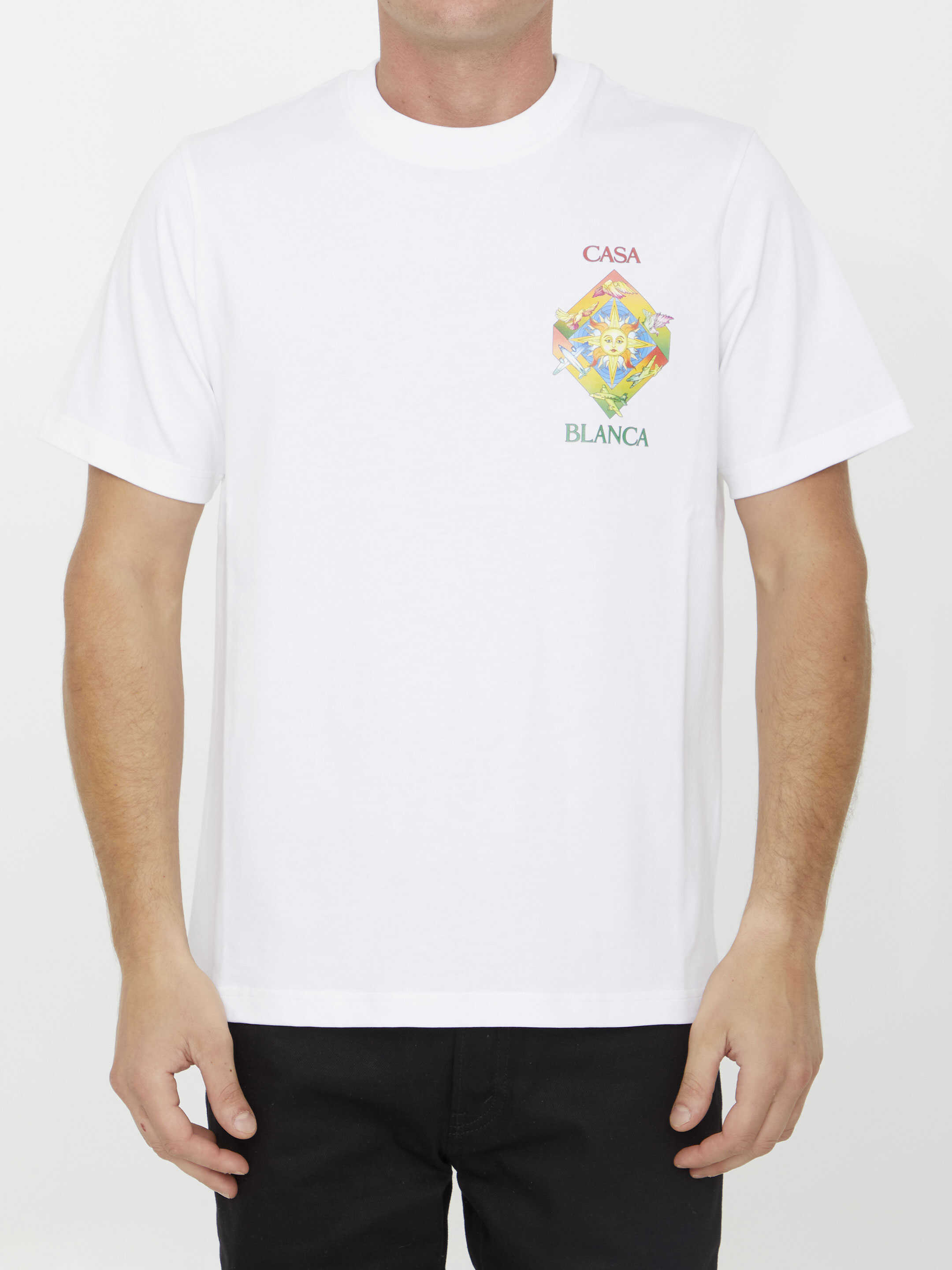 Casablanca Les Elements T-Shirt WHITE