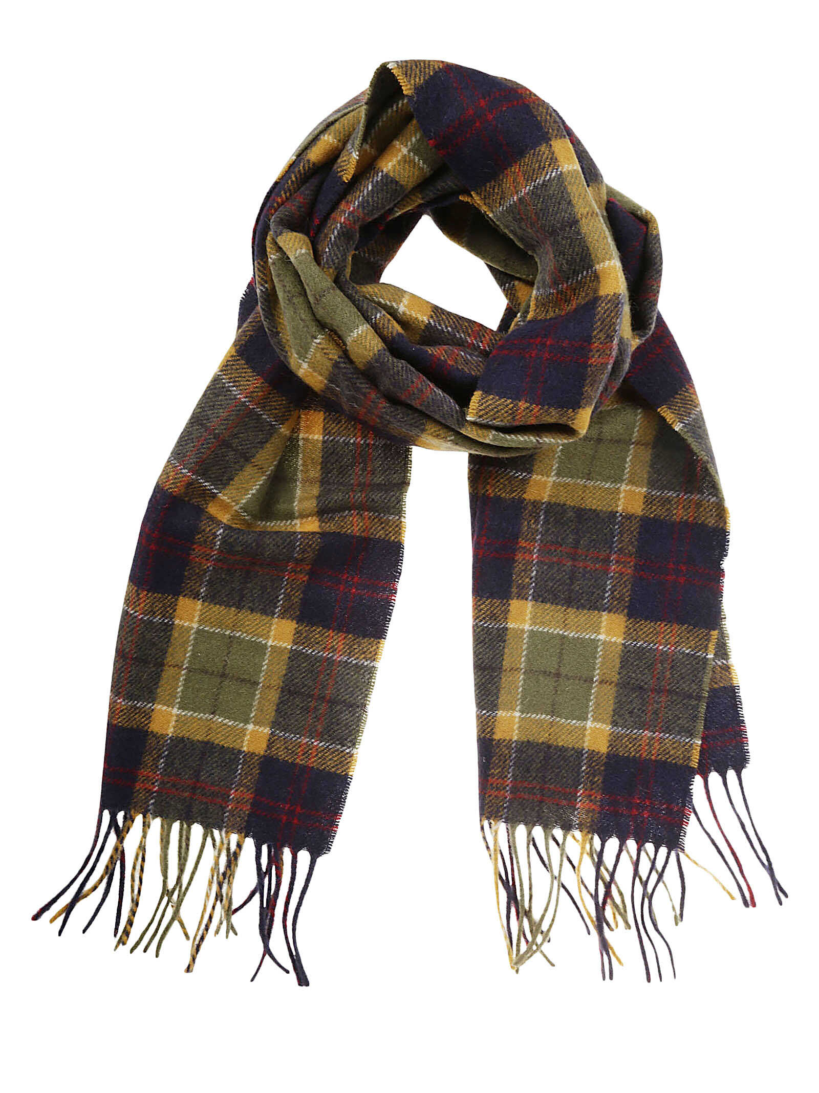 Barbour Barbour Scarf USC0001.USC1 GN31 GREEN NAVY RED Gn Green Navy Red