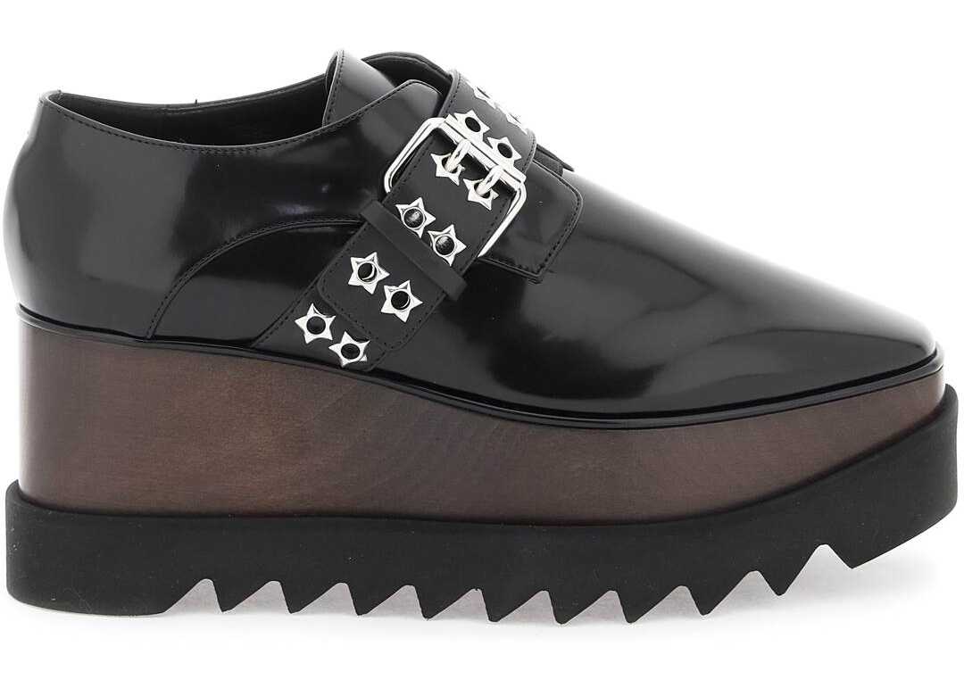 Poze Stella McCartney Elyse Lace-Up Shoes BLACK