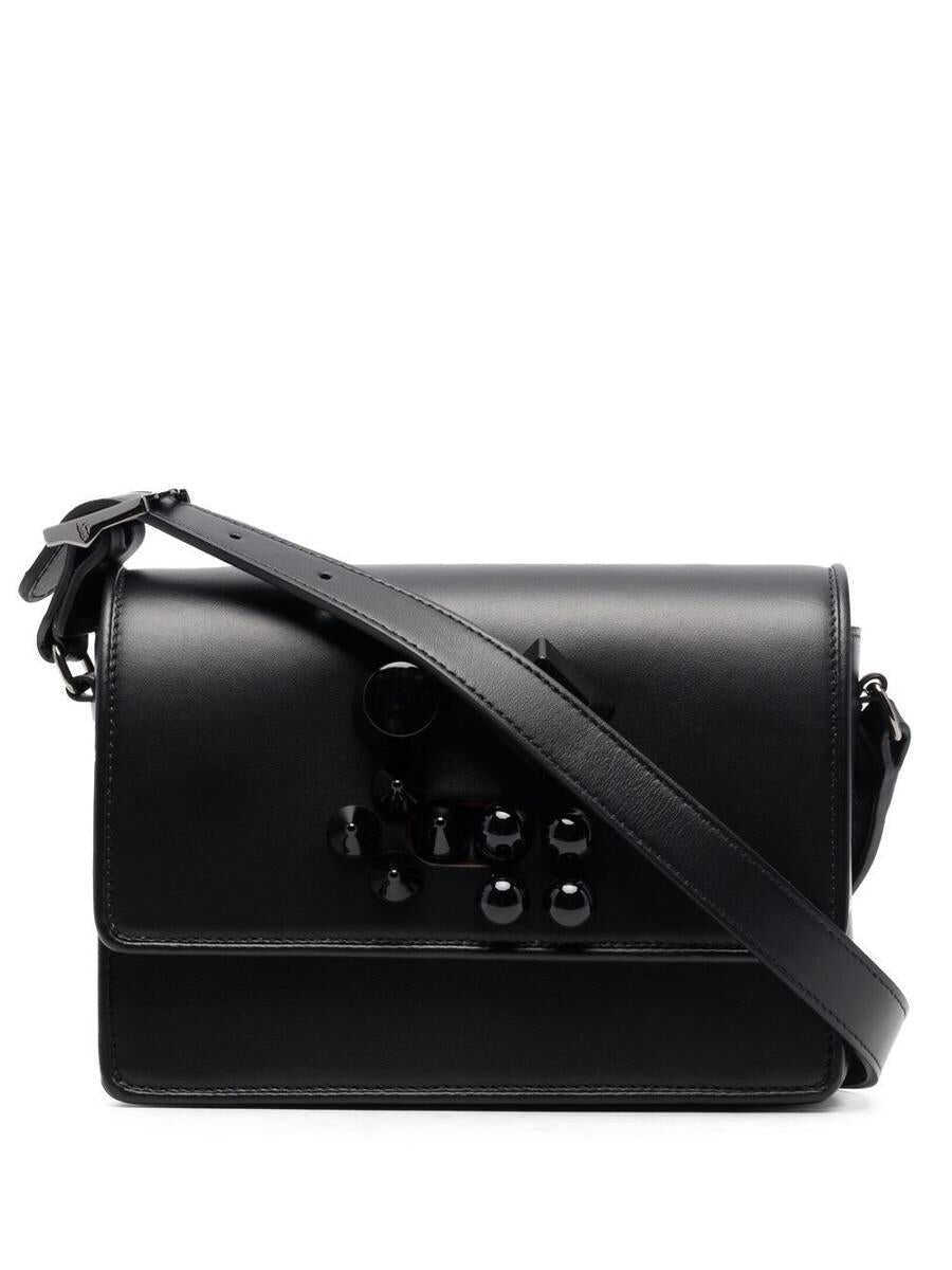 Genti de umar Christian Louboutin Christian Louboutin Carasky Leather Crossbody Bag Black Femei (BM 11116553) 1