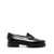 Sebago Black Slip-On Loafers With Lug Sole In Leather Woman Black