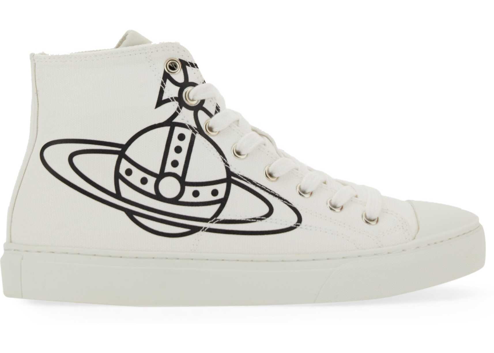 Poze Vivienne Westwood High Top Sneaker WHITE