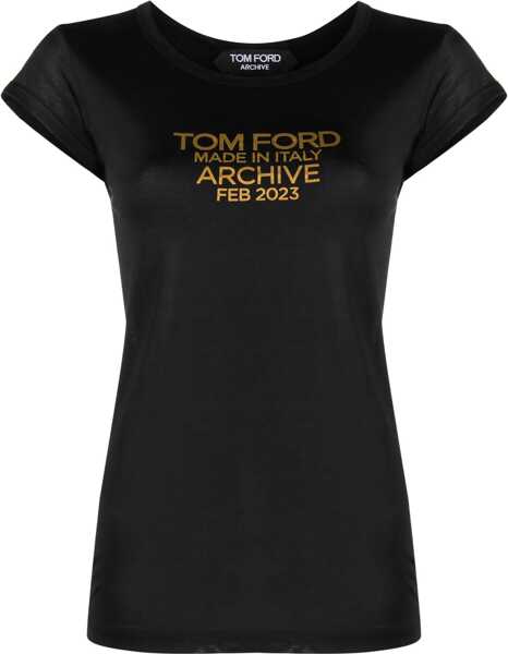 Tricouri Tom Ford T-Shirt With Logo BLACK Femei (BM 11119178) 1