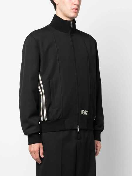 Bomber jacket DSQUARED2 Bomber Jacket BLACK Barbati (BM 11119508) 3