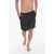 Nike Swim Solid Color Swim Shorts With Belt Black