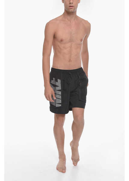 Sorturi de baie Nike Swim Solid Color Swim Shorts With Perforated Pockets Black Barbati (BM 11120060) 4