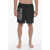 Nike Swim Solid Color Swim Shorts With Perforated Pockets Black