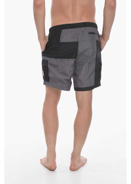 Sorturi de baie Nike Swim Color Block Cargo Swim Shorts Black Barbati (BM 11120066) 2