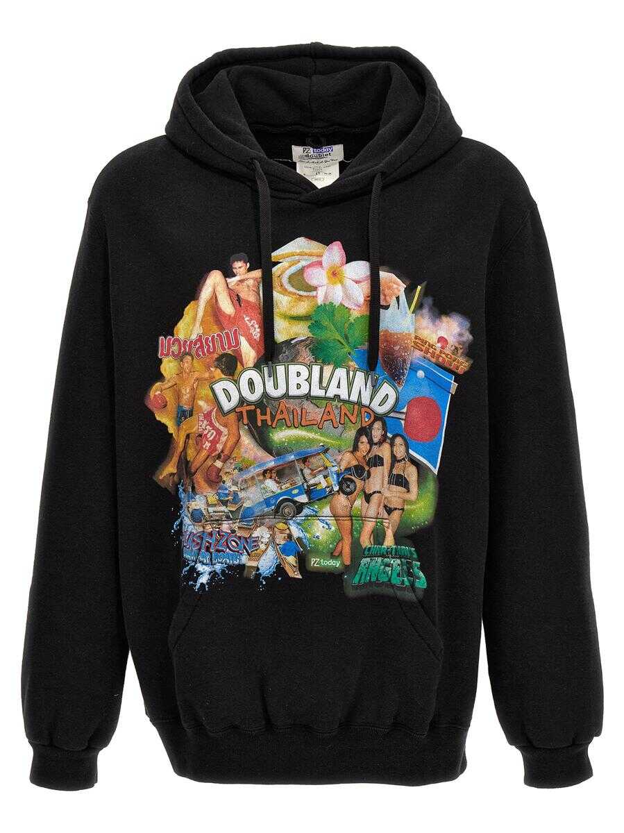 DOUBLET DOUBLET Printed hoodie Multicolor