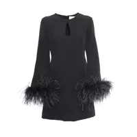 Rochii scurte Feathers embellished dress Femei