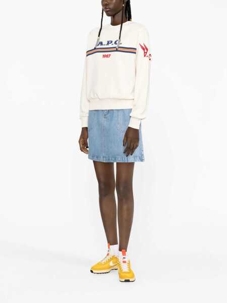 Pulovere casual A.P.C. A.P.C. sweatshirt COEIP.H27837 AAD ECRU Aad Ecru Barbati (BM 11128025) 3