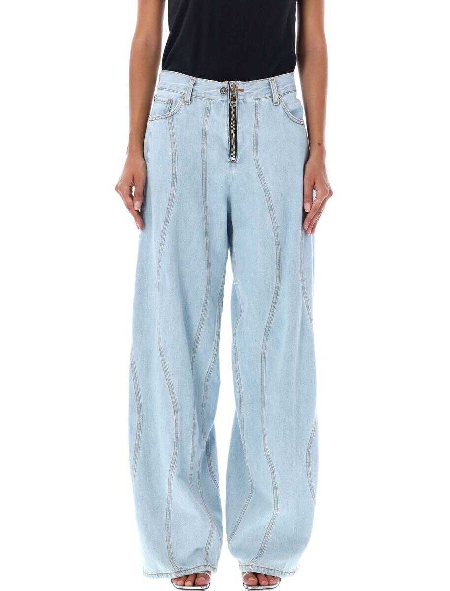 HAIKURE HAIKURE Bettany zip jeans WAVE BLUE SEA