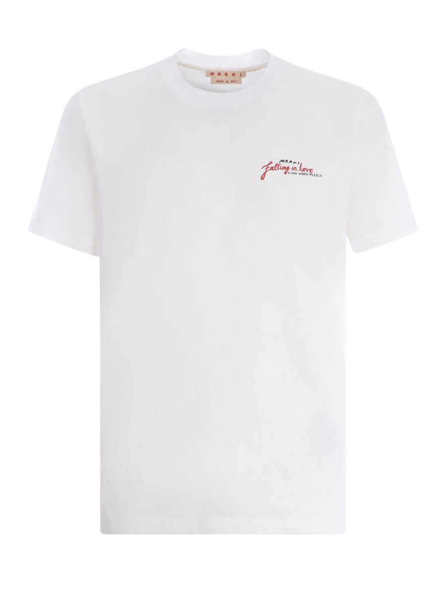 Marni MARNI T-shirt "Falling in love" White