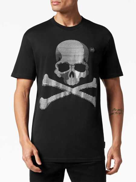 Tricouri Philipp Plein Philipp Plein T-Shirt  Skull Black Barbati (BM 11130350) 3