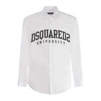 Camasi DSQUARED2 Shirts White Barbati