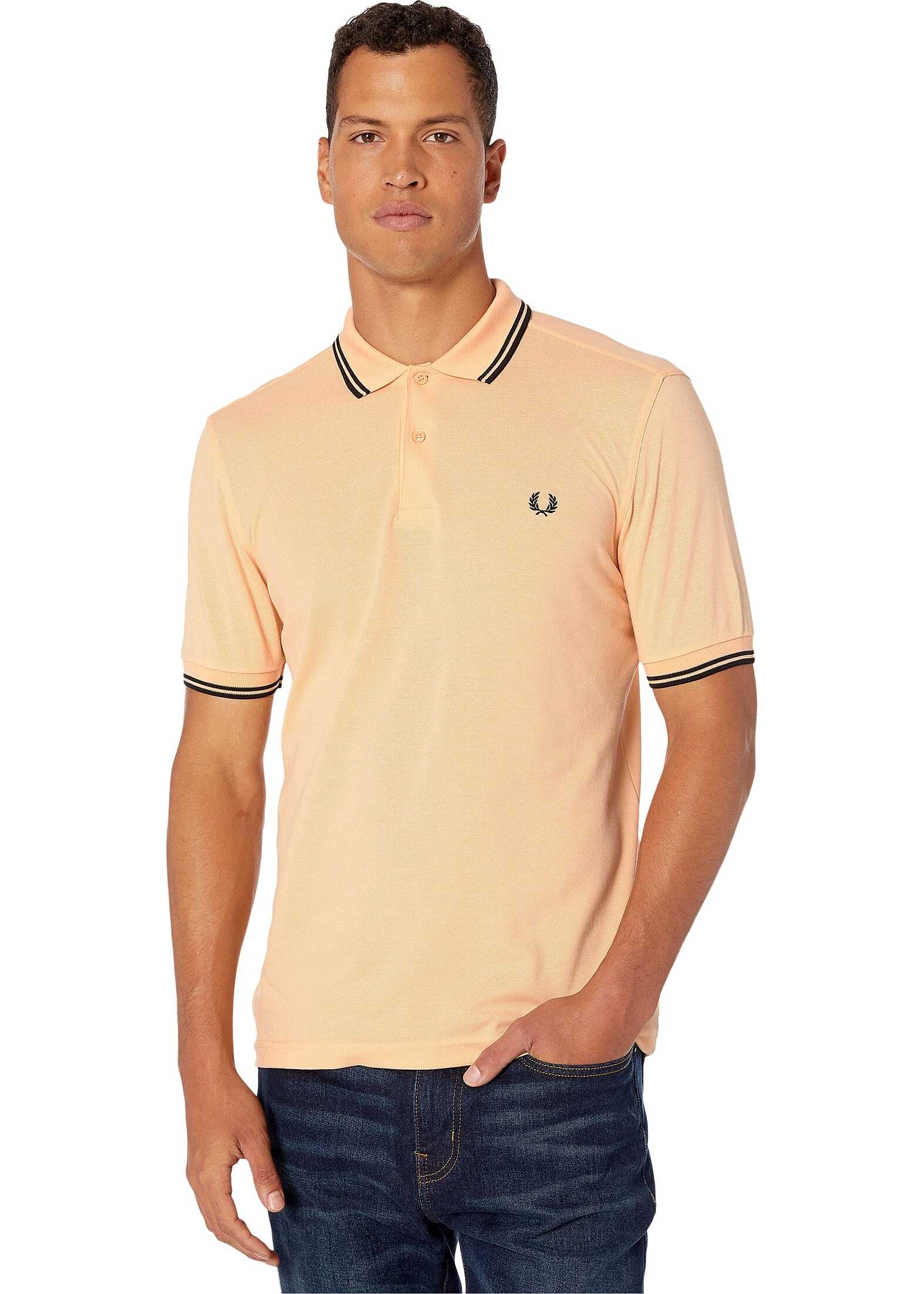 Fred Perry Twin Tipped Shirt Pleapr/Black/Black