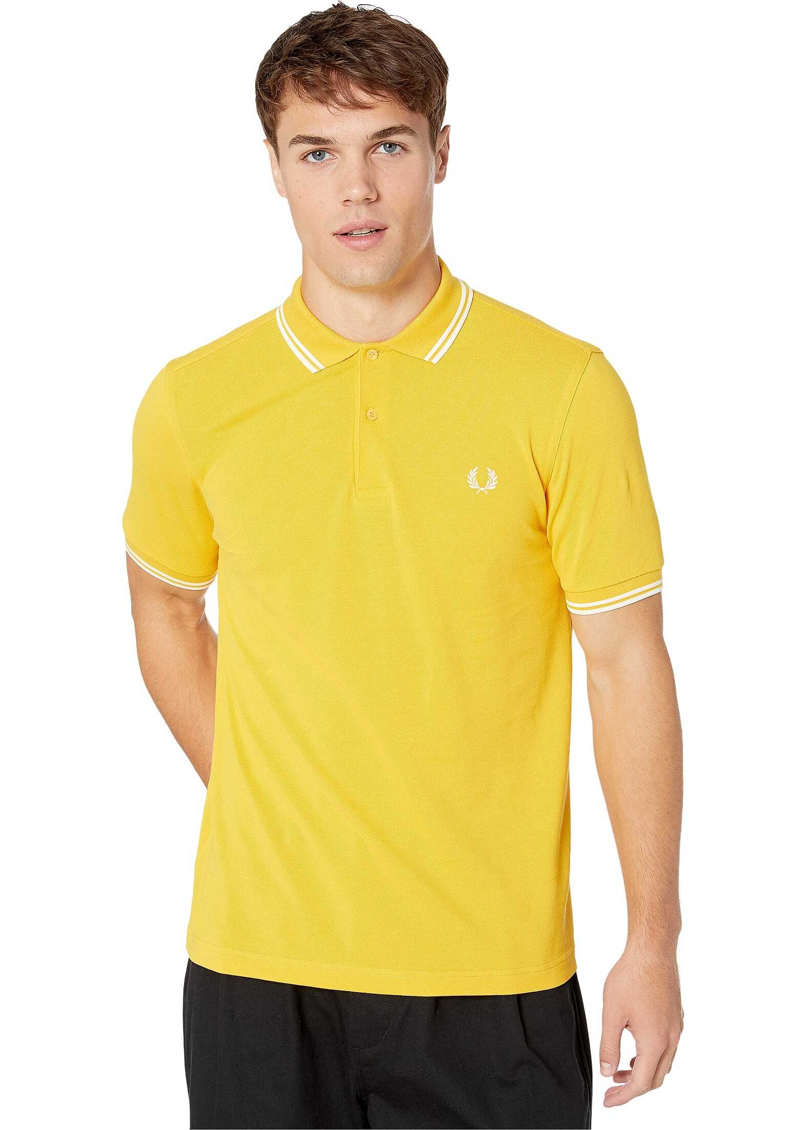 Fred Perry Twin Tipped Shirt Sunglow
