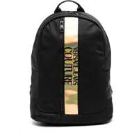 Rucsacuri Jeans Couture Nylon Backpack With Contrasting Logoed Detail Barbati