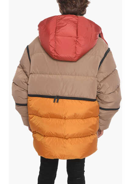 Geci de iarna DSQUARED2 Padded Jacket With Removable Hood Beige Barbati (BM 11135237) 2