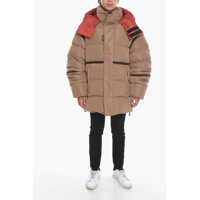 Geci de iarna DSQUARED2 pentru Barbati - Geci de iarna DSQUARED2 Padded Jacket With Removable Hood Beige Barbati (BM 11135237) - B-mall.ro