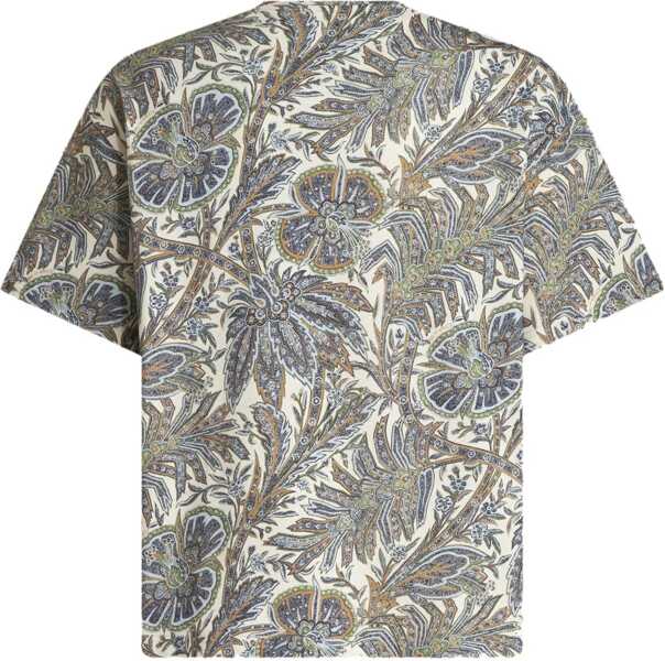 Tricouri ETRO Floral Print T-Shirt WHITE Barbati (BM 11141390) 5