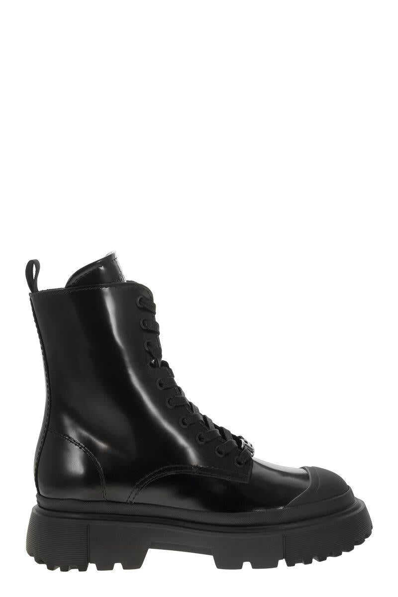 Poze Hogan HOGAN H619 - Combat Boots BLACK