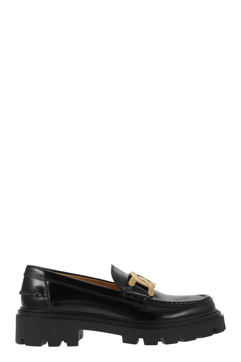 Poze TOD'S TOD'S Moccasin with chain BLACK
