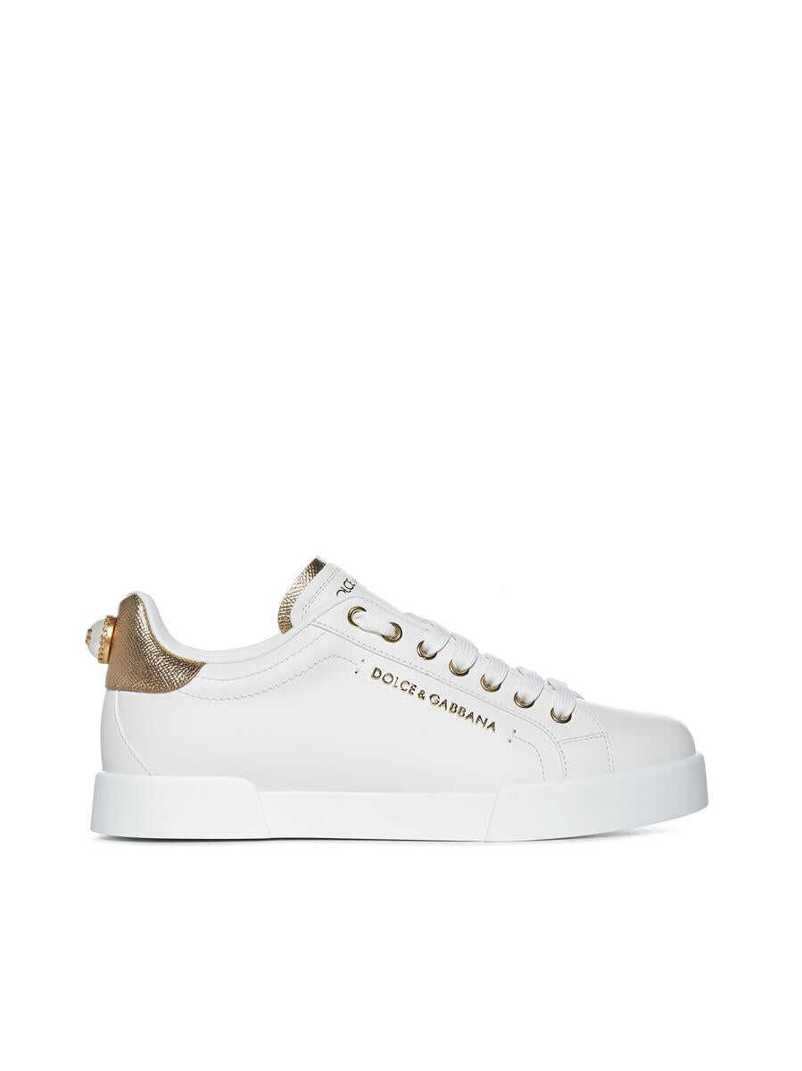 Dolce & Gabbana Dolce & Gabbana Sneakers Bianco oro