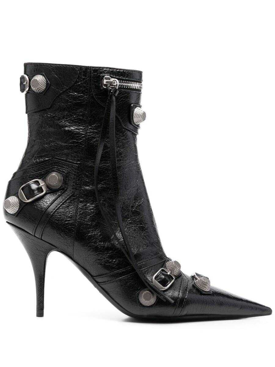 Poze Balenciaga BALENCIAGA Le Cagole leather boots Black