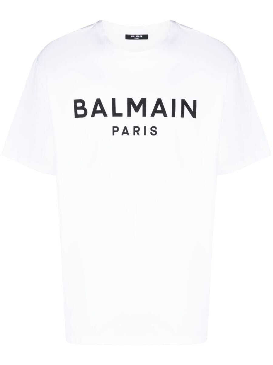 Balmain Balmain T-shirts and Polos White