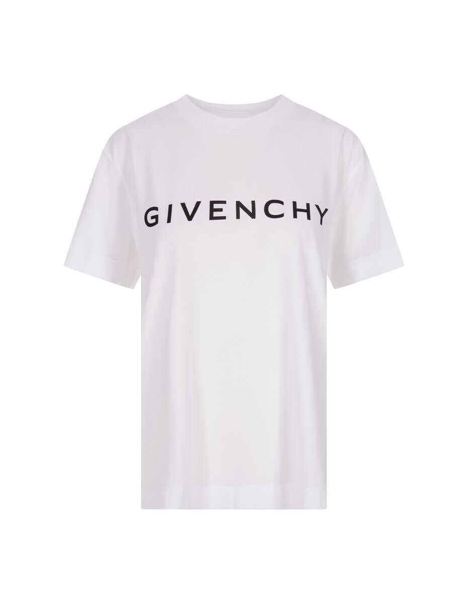 Givenchy GIVENCHY GIVENCHY Archetype T-Shirt In Stone Cotton Grey