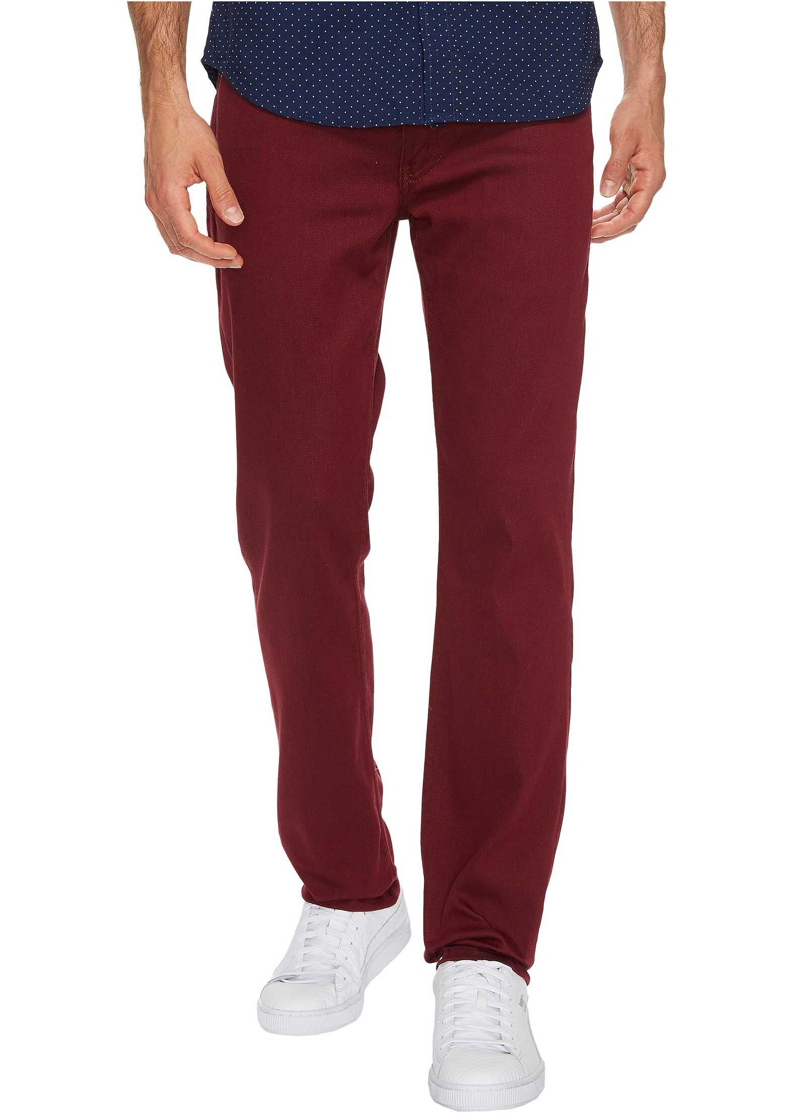 Blug Levi's® Mens 511™ Slim Burgundy/Brushed