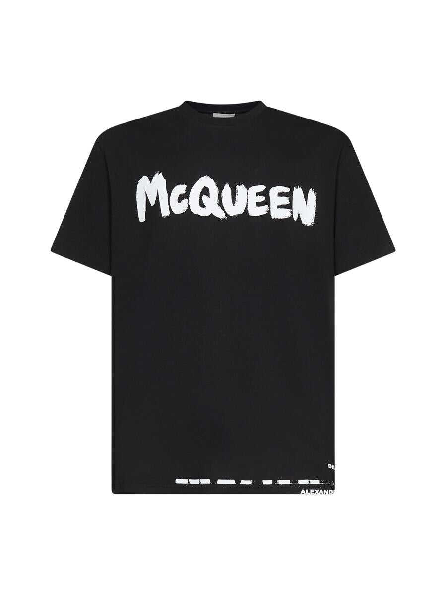 Alexander McQueen Alexander McQueen T-shirts and Polos Black mix