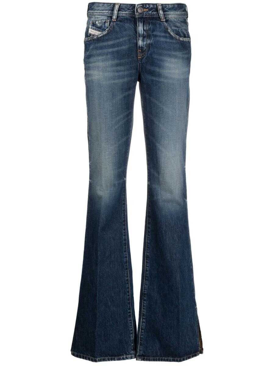 Poze Diesel DIESEL Flared denim jeans Denim scuro b-mall.ro 
