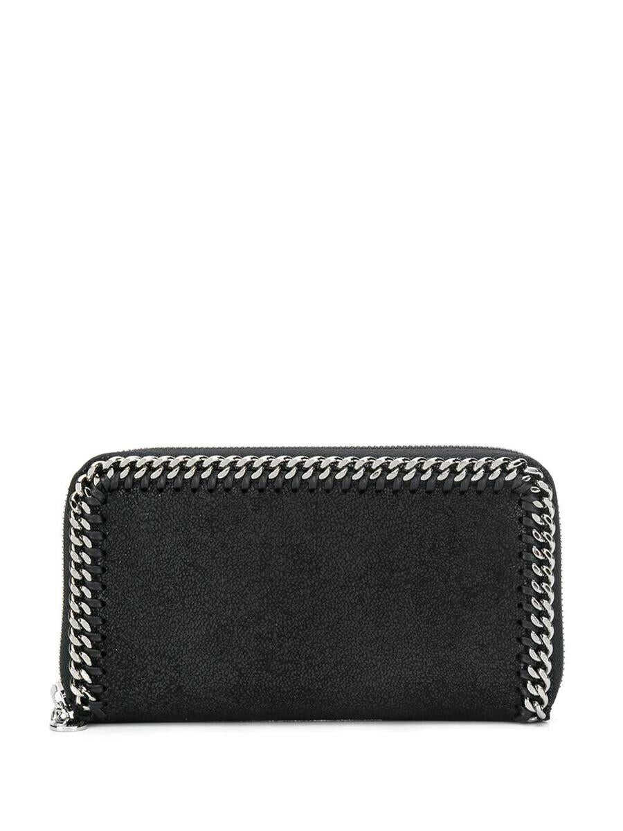 Stella McCartney STELLA MCCARTNEY Falabella continental wallet BLACK