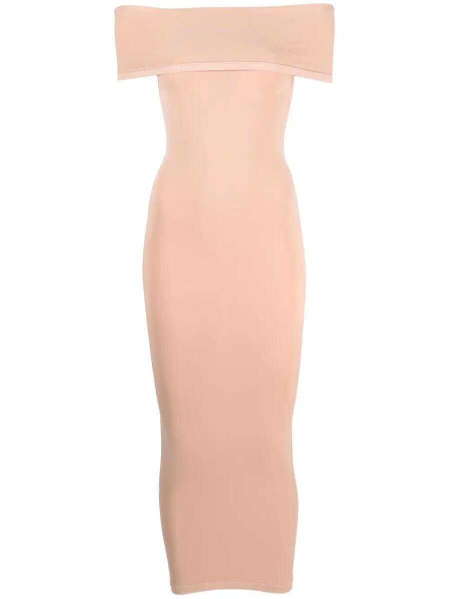 Wolford WOLFORD Fatal Cut Out midi dress NUDE