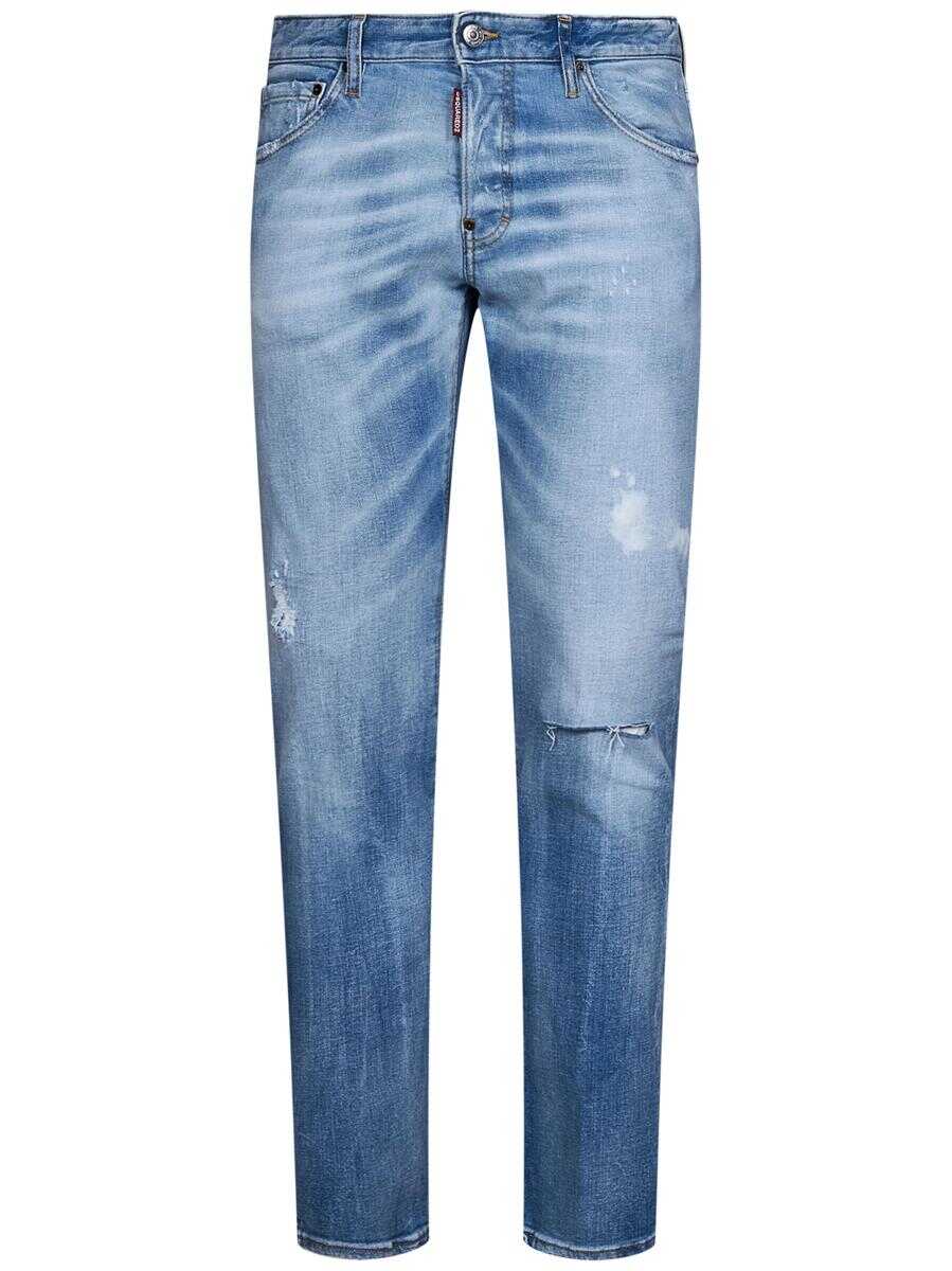 DSQUARED2 Dsquared2 LIGHT SUPER FADE WASH COOL GUY Jeans Blue