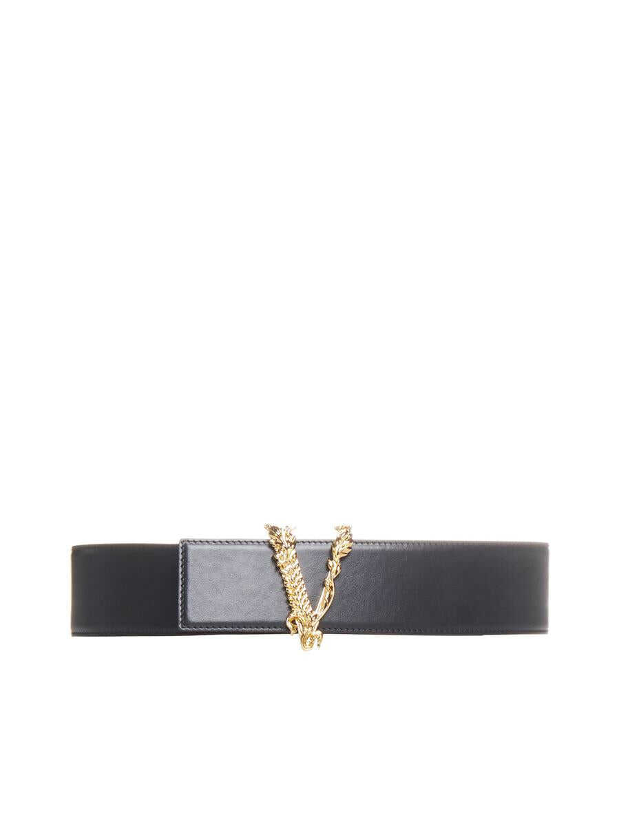 Versace Versace Belts BLACK-VERSACE GOLD