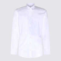 Topuri DOLCE & GABBANA WHITE COTTON BLEND SHIRT Barbati