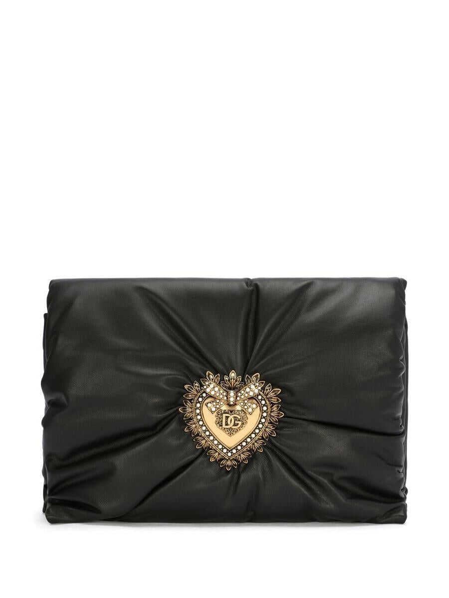 Dolce & Gabbana DOLCE & GABBANA Devotion leather crossbody bag Black
