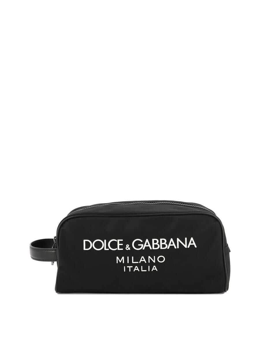 Dolce & Gabbana DOLCE & GABBANA Logo beauty case Black