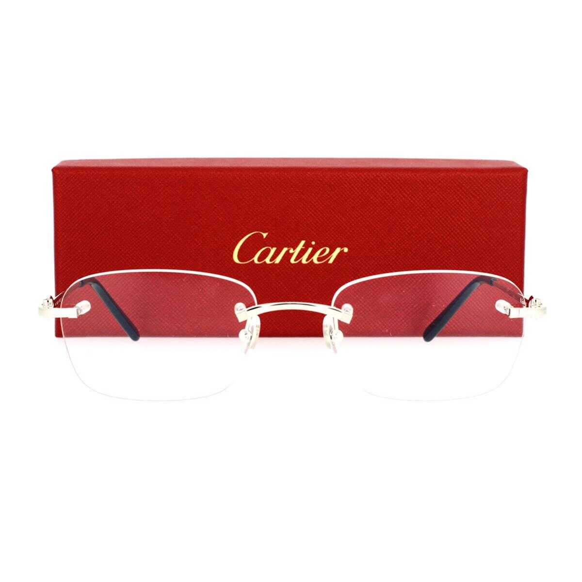 Cartier CARTIER Eyeglass Silver
